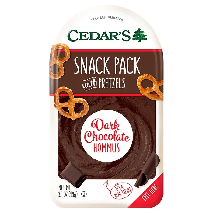 Cedar‘s Chocolate Hommus With Pretzels