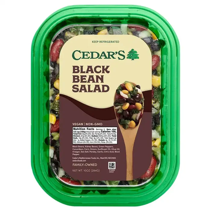 Cedar‘s Foods Black Bean Salad