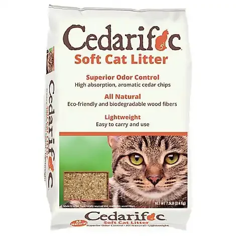 Cedarific Natural Cedar Chips Cat Litter