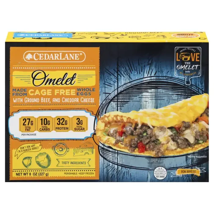 Cedarlane Omelet Cheeseburger – 8 Oz