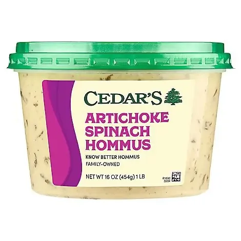 Cedars Artichoke Spinach Hummus – 16 Oz