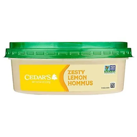 Cedars Zesty Lemon Hommus – 8 Oz