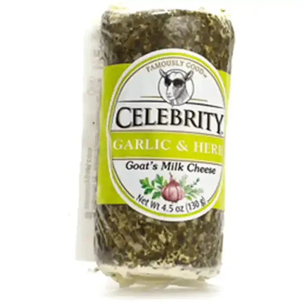Celebrity Garlic and Herb Goat Milk Cheese