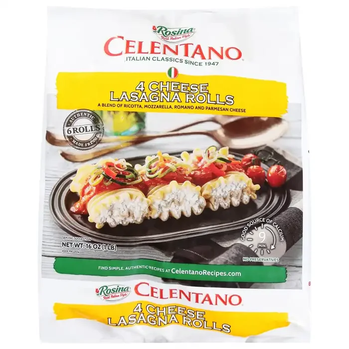 Celentano 4 Cheese Lasagna Rolls 6 ea