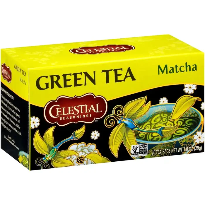 Celestial Seasonings Green Tea Bags Matcha – 20 Count