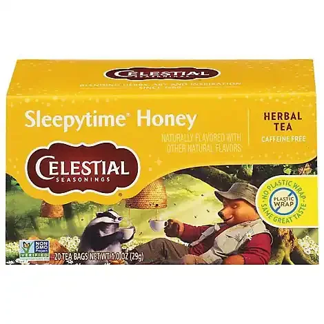 Celestial Seasonings Sleepytime Herbal Tea Bags Caffeine Free Honey 20 Count – 1 Oz