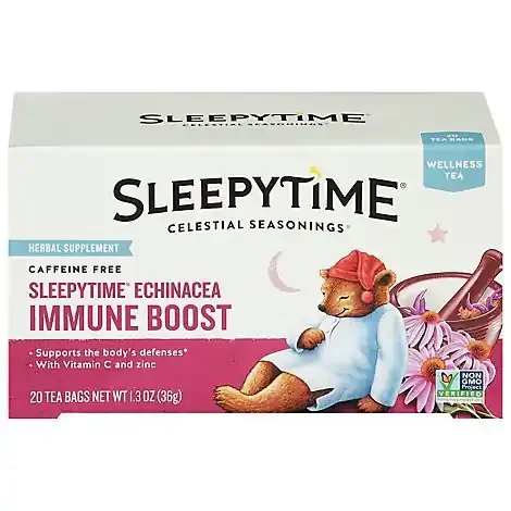 Celestial Seasonings Sleepytime Wellness Tea Caffeine Free Echinacea Complete Care – 20 Count