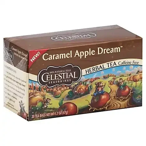 Celestial Seasonings Tea Bags Herbal Caramel Apple Dream – 1.