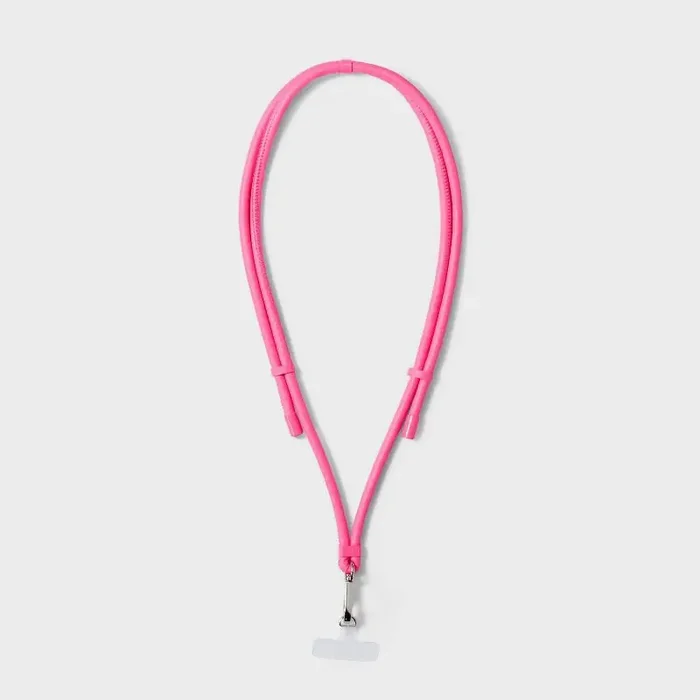 Cell Phone Crossbody Strap with Universal Card To Attach To Any Phone – heyday™ Hot Pink Mobile Accessory
