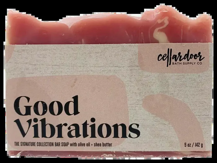Cellar Door Bath Supply Co Soap Co Good Vibrations Soap