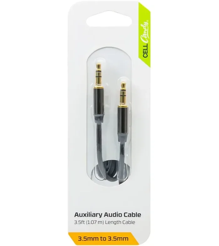 Cellcandy 3.5Mm Stereo Audio Cable – Black