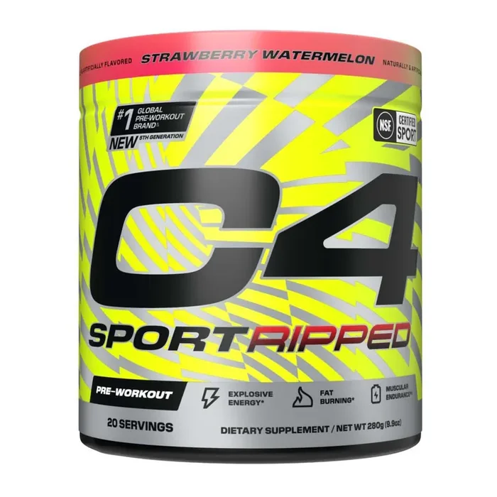 Cellucor C4 Sport Pre-Workout – Ripped Strawberry Watermelon – 9.9 oz