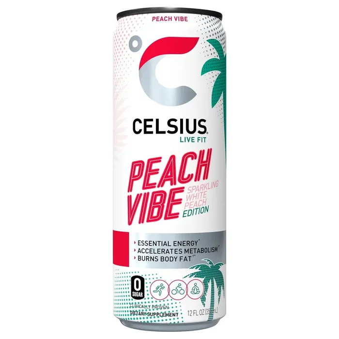 Celsius 12 – fl oz Peach Vibe Energy Drink