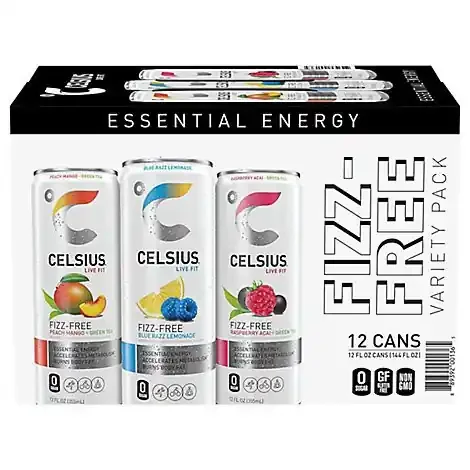 Celsius Fizz Free Variety Pack 12-12fz – 12-12 FZ