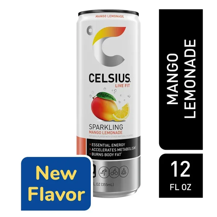 Celsius Mango Lemonade – 12 fl oz
