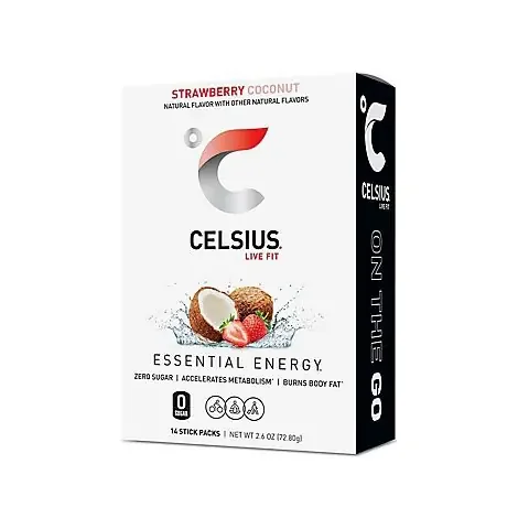 Celsius Powder Strawberry Coconut 14ct – 14 CT