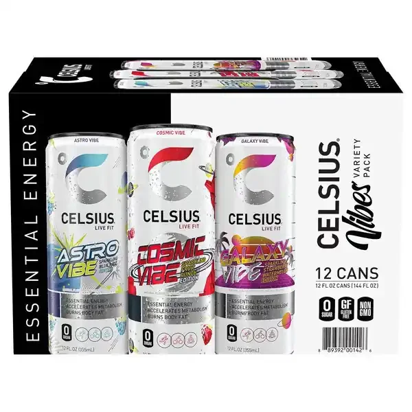 Celsius Space Vibe Energy Drink 12 Pack
