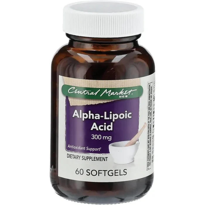Central Market Alpha-Lipoic Acid 300mg Softgels