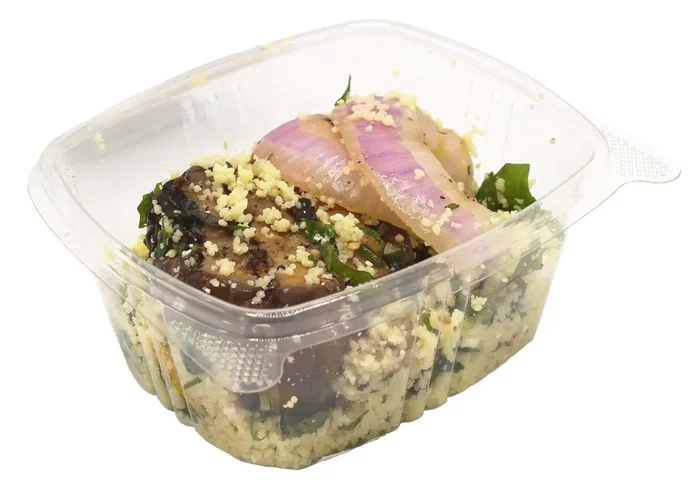 Central Market Antipasto Grilled Vegetables with Spinach Feta Cous Cous