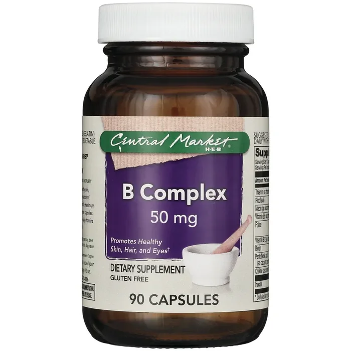 Central Market B Complex 50 mg Capsules