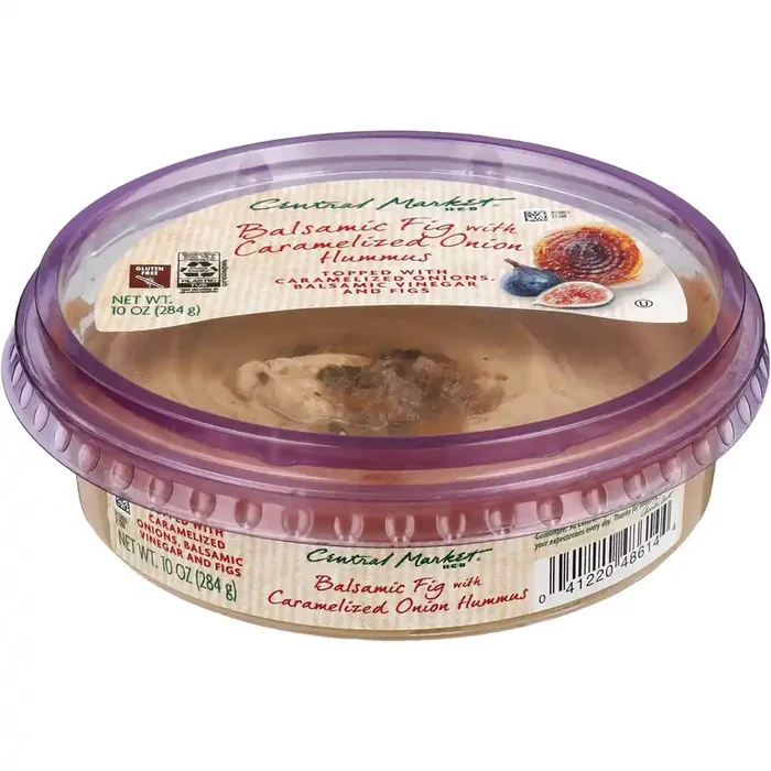 Central Market Balsamic Fig With Caramelized Onion Hummus