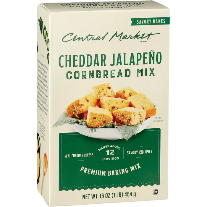 Central Market Cheddar Jalapeno Cornbread Mix