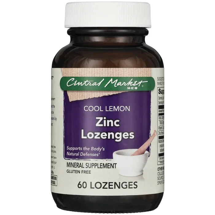 Central Market Cool Lemon Zinc Lozenges