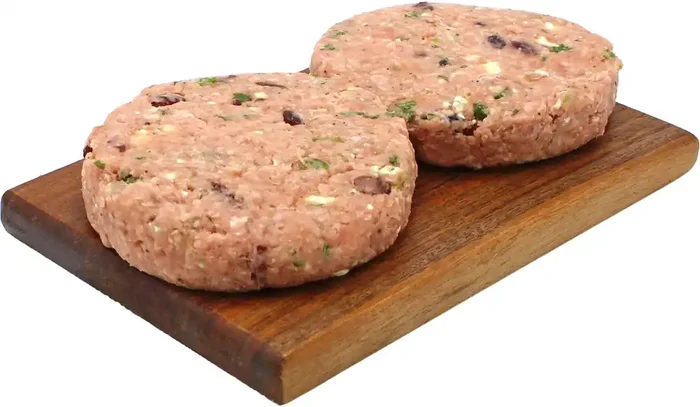 Central Market Cranberry-Gorgonzola Seasoned Turkey Burgers