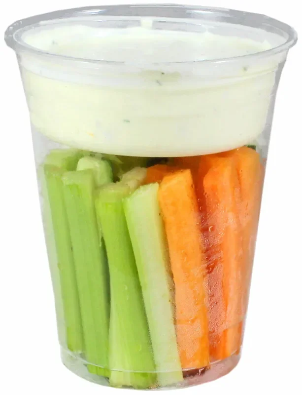 Central Market Crudite Cup with Ranch Dressing