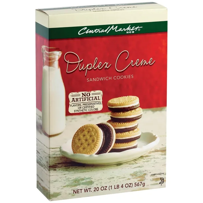 Central Market Duplex Creme Sandwich Cookies