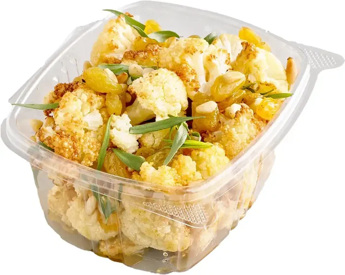 Central Market Fried Cauliflower with Golden Raisin Agrodolce