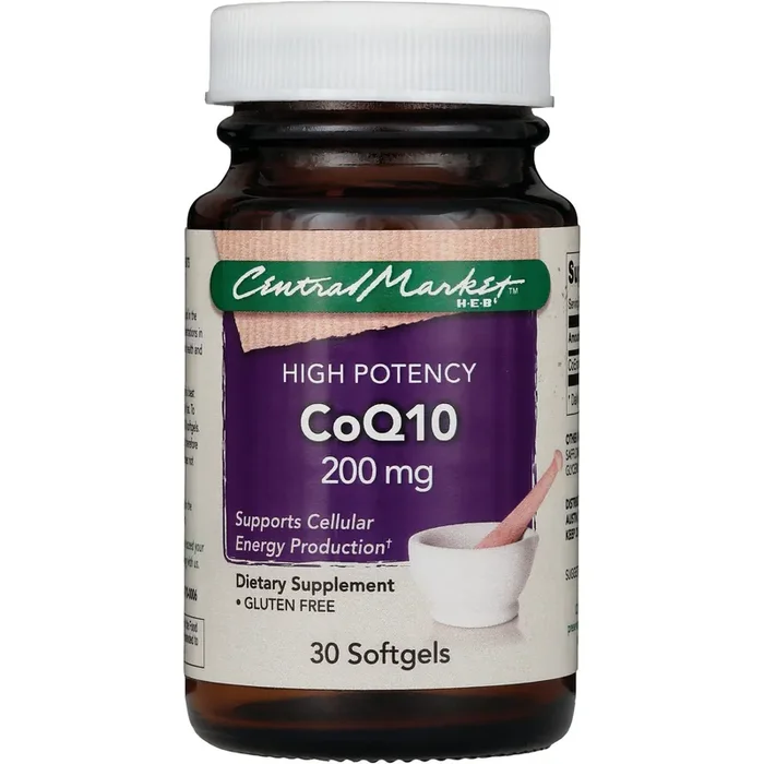 Central Market High Potency CoQ10 200 mg Softgels