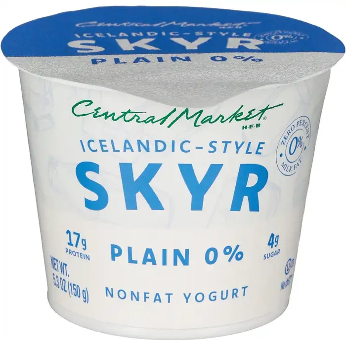 Central Market Icelandic-Style Skyr Nonfat Yogurt – Plain