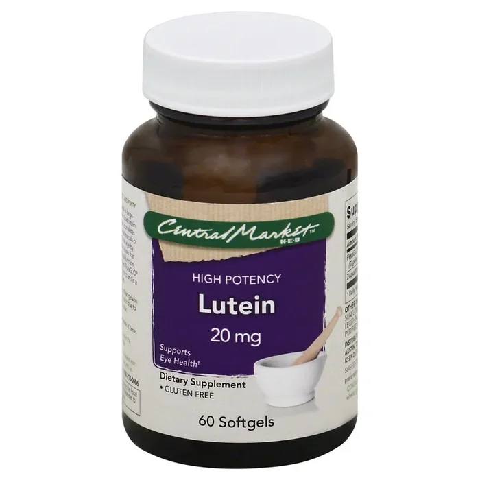 Central Market Lutein 20 mg Softgels