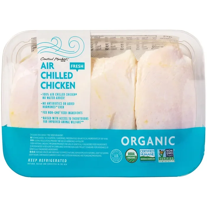 Central Market Organic Air Chilled Bone In Chicken Thighs