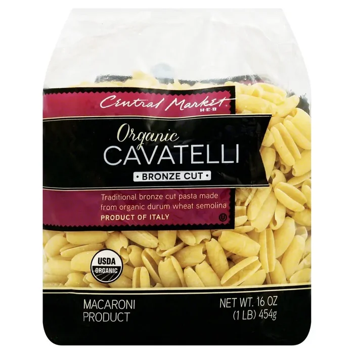 Central Market Organic Cavatelli Bronze Cut Pasta