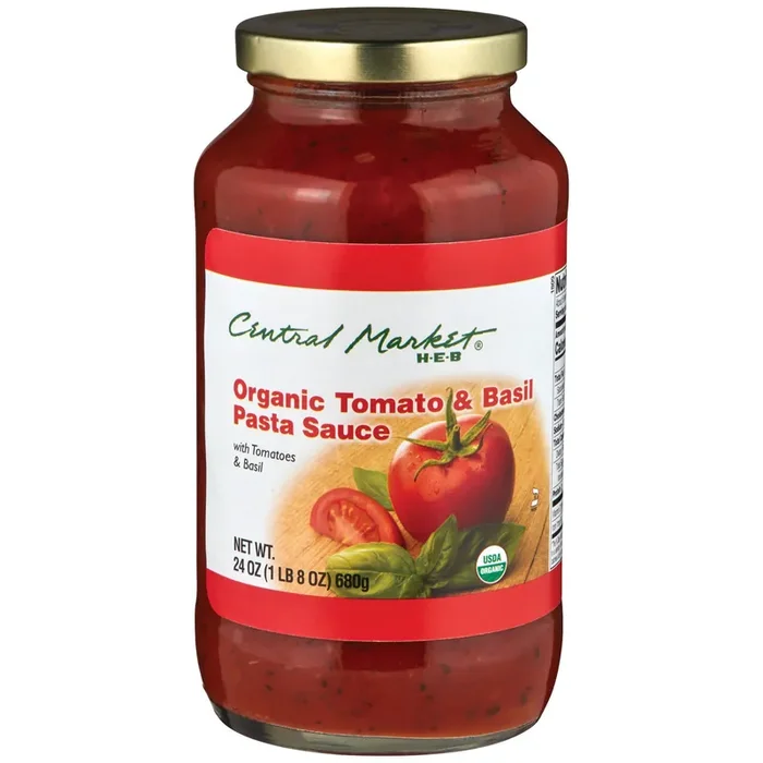 Central Market Organics Tomato & Basil Pasta Sauce