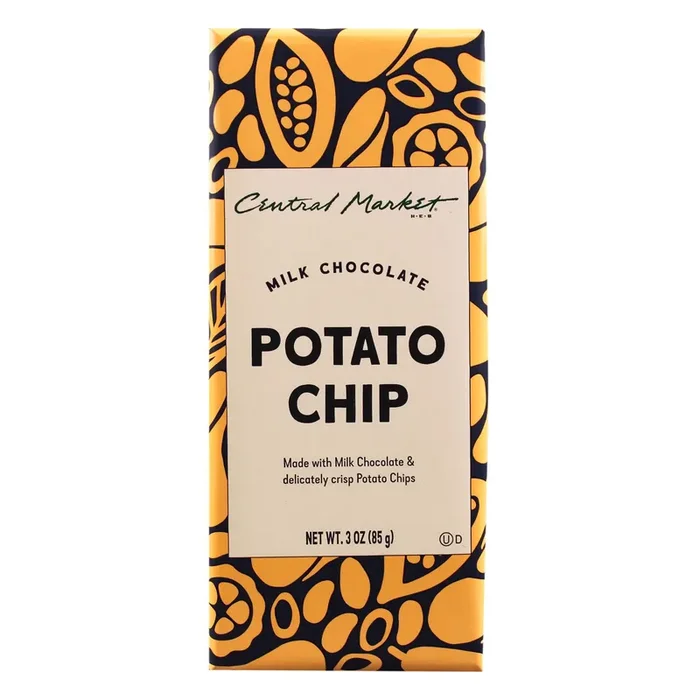 Central Market Potato Chip Milk Chocolate Bar