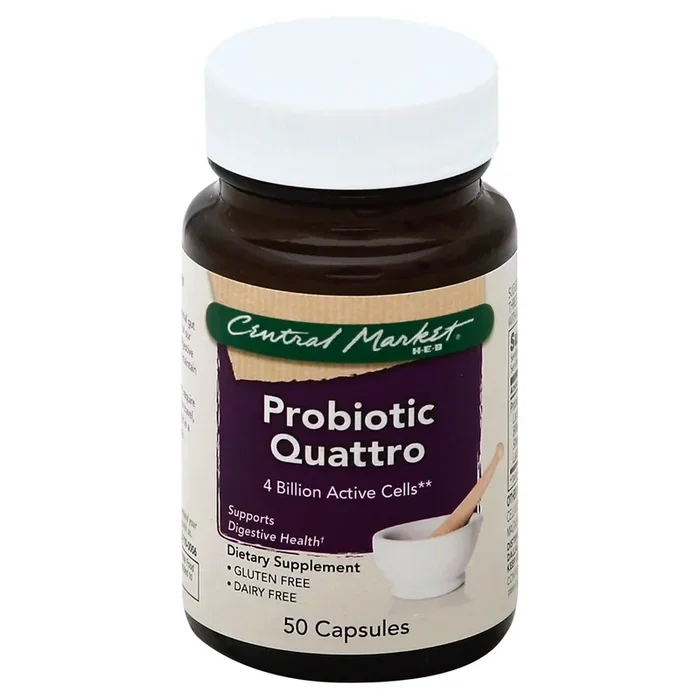 Central Market Probiotic Quattro Capsules