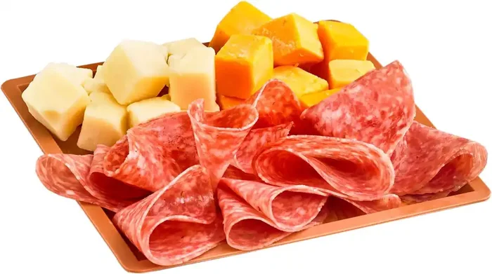 Central Market Salami Two Cheese Tray