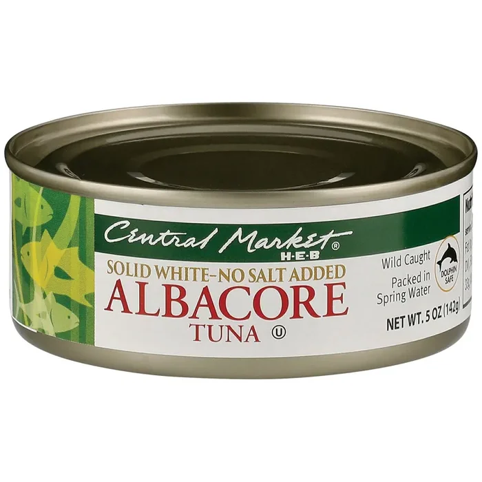 Central Market Solid White Albacore Tuna No Salt Added