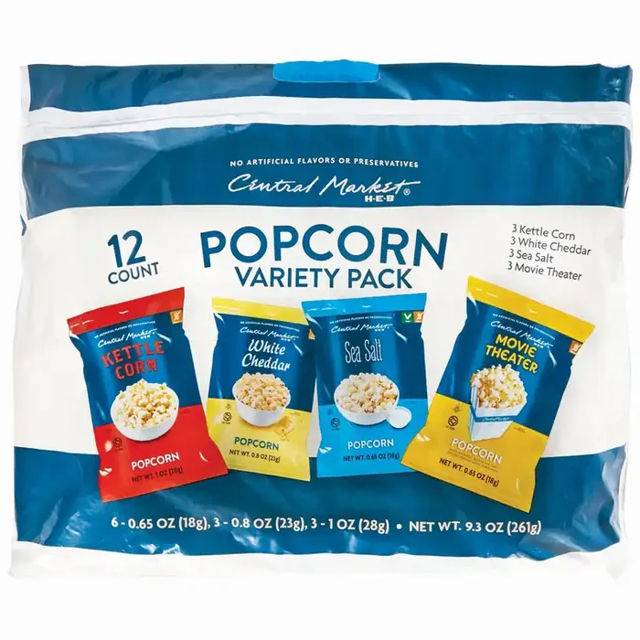 Central Market Variety Pack Popcorn