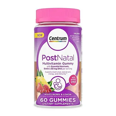 Centrum Postnatal Multibenefit Gummies – 60 Count