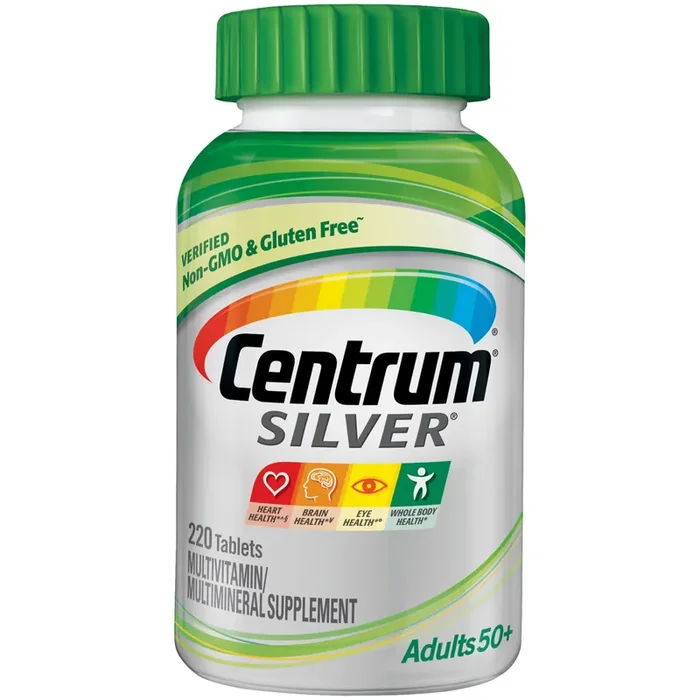 Centrum Silver Adults 50+ Multivitamin/Multimineral Dietary Supplement Tablets