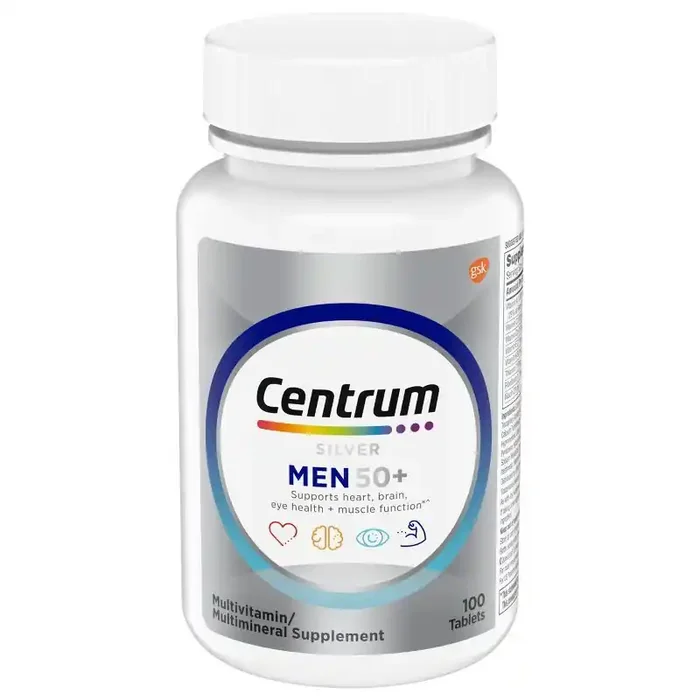 Centrum Silver Men 50+ Multivitamin/Multimineral Supplement Gummies – 100ct