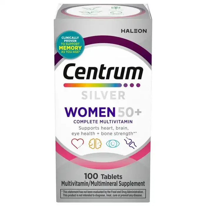 Centrum Silver Women 50+ Multivitamin/Multimineral Supplement Gummies – 100ct