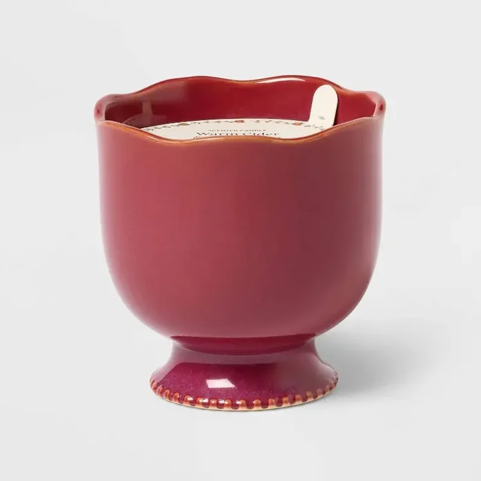 Ceramic Cider and Cinnamon Jar Candle Warm – Threshold™