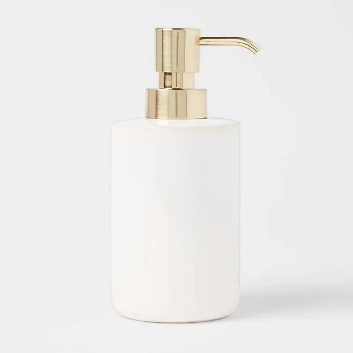 Ceramic Foaming Soap Pump White – Threshold™