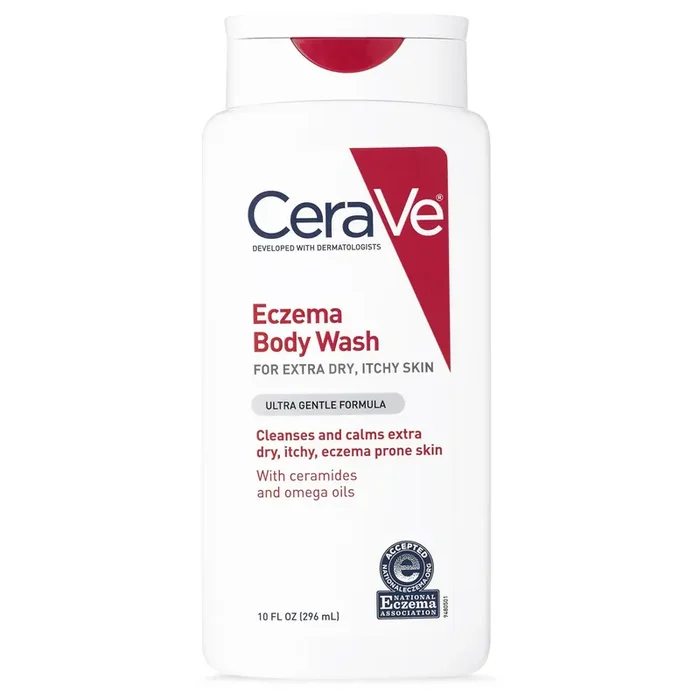 CeraVe Eczema Soothing Body Wash for Extra Dry Itchy Skin