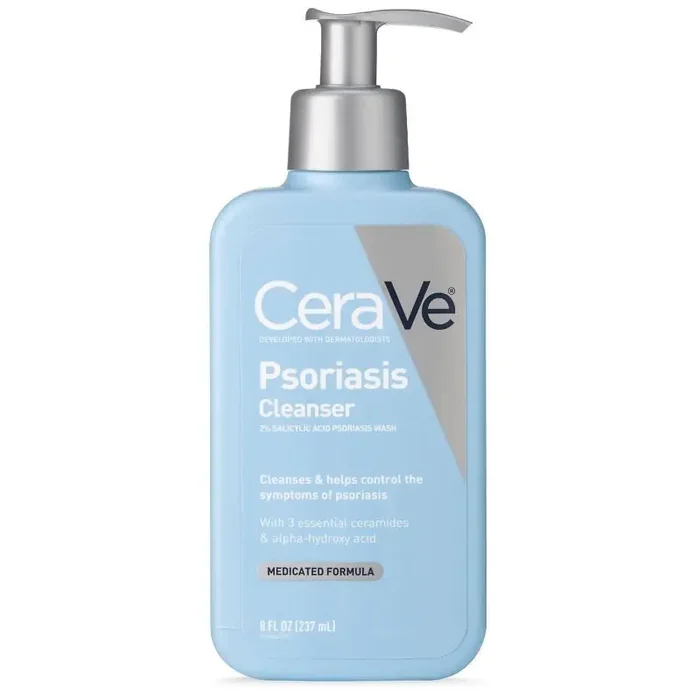 CeraVe Psoriasis Cleanser with Salicylic Acid Psoriasis Wash – Unscented – 8 fl oz